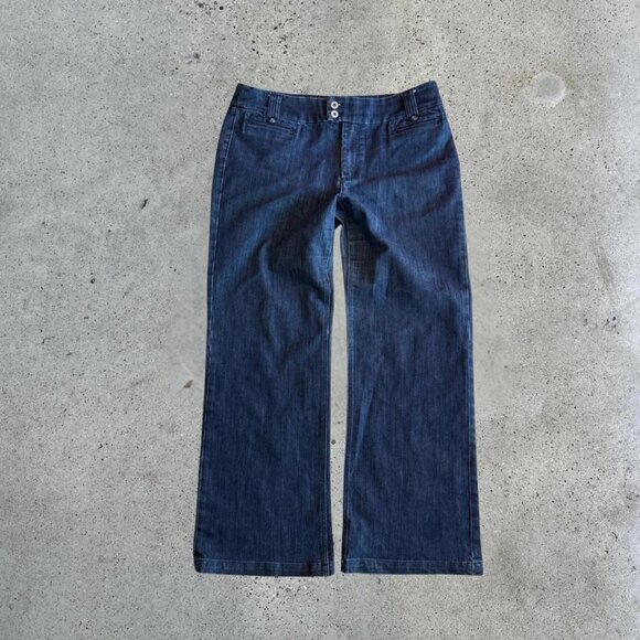 Dark wash wide leg jeans - Picture 1 of 6